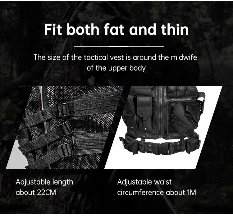 6000D Nylon Multi-Pocket Tactical Vest – Hunting & Outdoor Gear