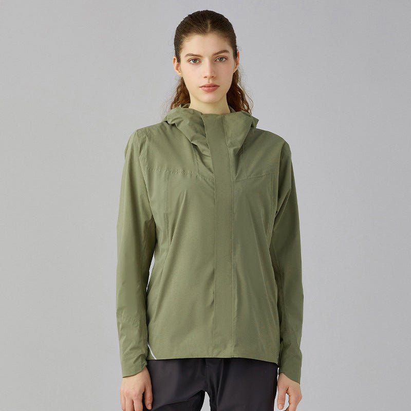 Autumn Winter Wool-Lined Soft Shell Jacket – Windproof & Reflective