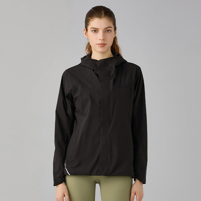 Autumn Winter Wool-Lined Soft Shell Jacket – Windproof & Reflective