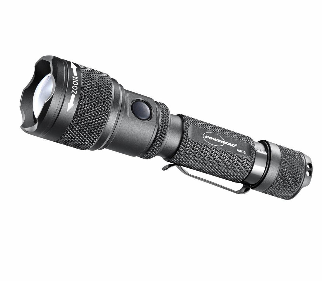 1200LM Zoom Hunting Flashlight – 700M Range, Gun & Bike Mount