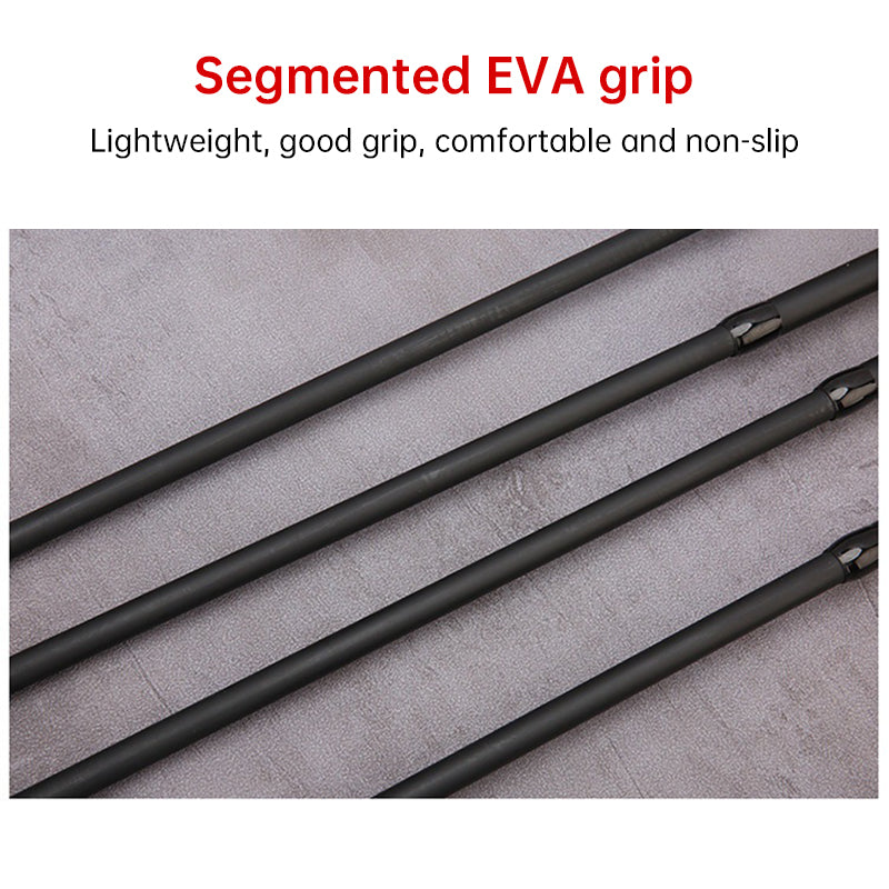 Telescopic Carbon Fishing Rod Baitcasting Rotary Wooden Handle