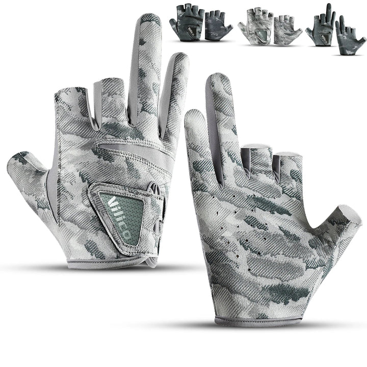 Three Finger Lure Fishing Gloves Thin Breathable Leak Proof