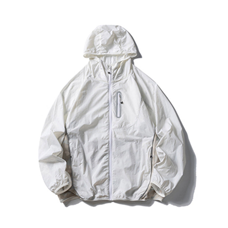 Men’s Camouflage Hooded Jacket – Sun Protection & Reflective Design