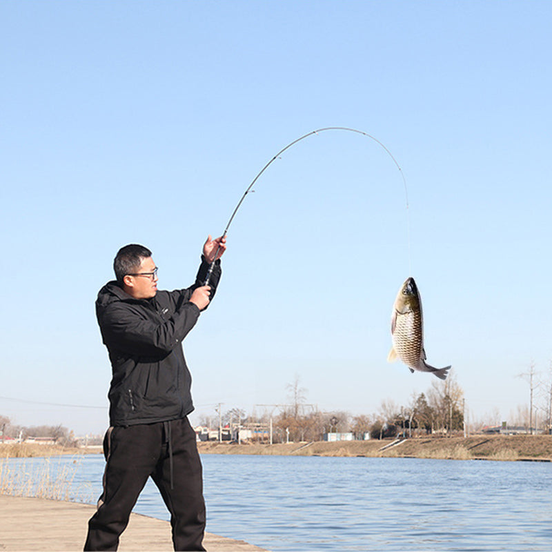 Portable Short Carbon Fiber Telescopic Fishing Rod Sea