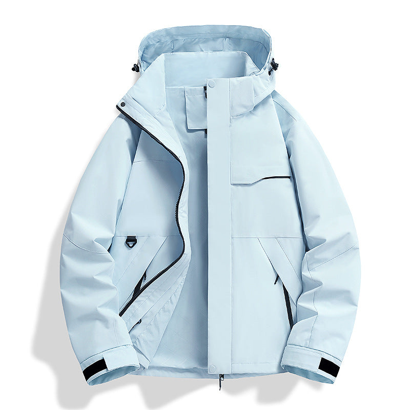 Spring & Autumn Single-Layer Shell Jacket – Windproof & Waterproof