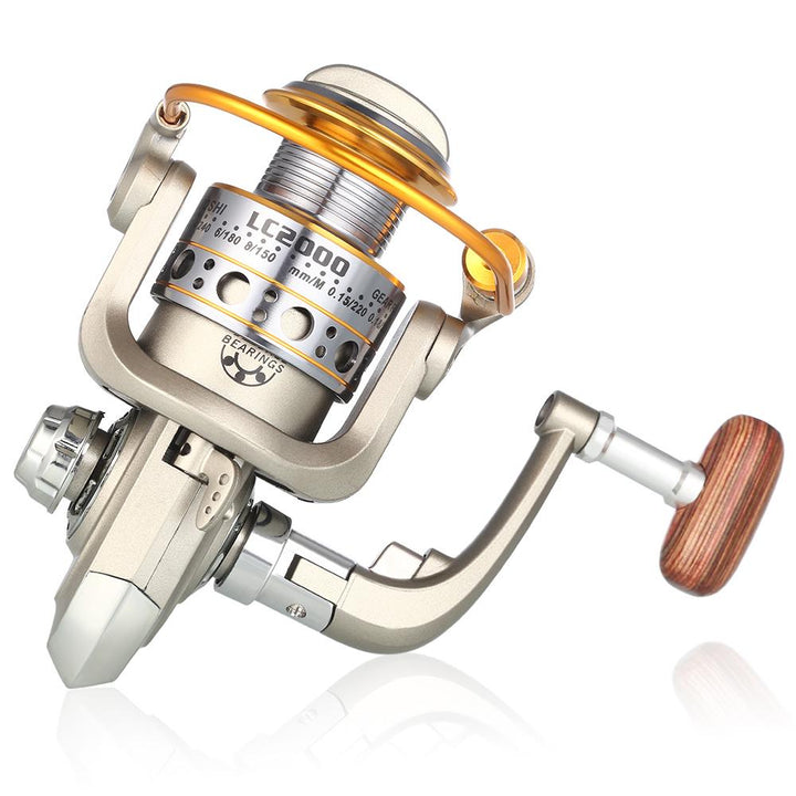 Lightweight Metal LC1000-7000 Series 5.5:1 Spinning Trolling Reel