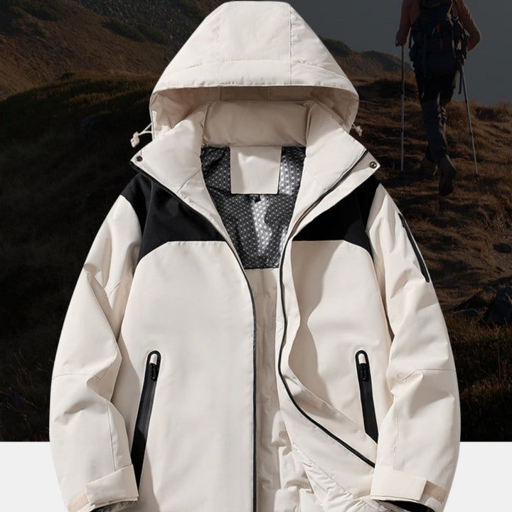 Winter Cotton-Padded Jacket – Fleece-Lined, Windproof & Waterproof