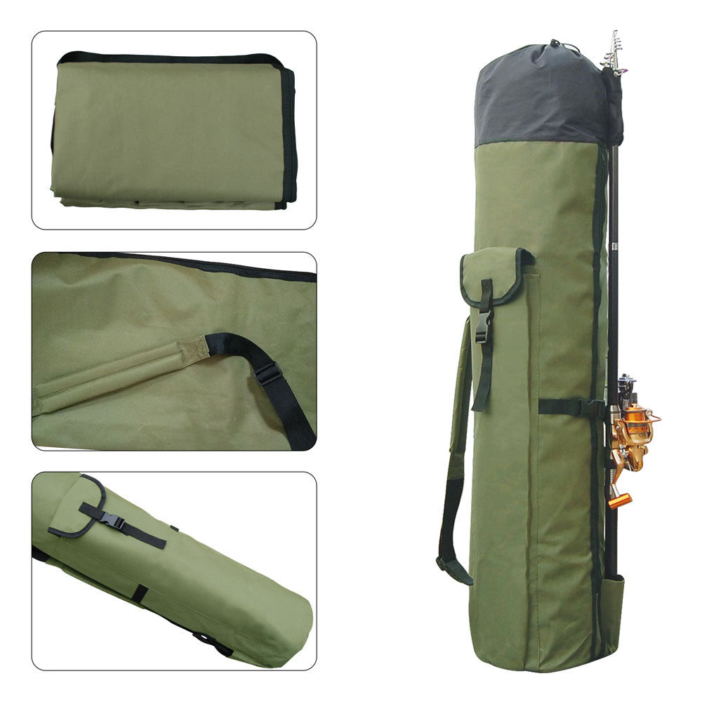 Portable Multifunction Nylon Fishing Rod Tackle Storage Bag