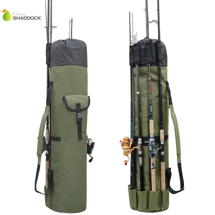Portable Multifunction Nylon Fishing Rod Tackle Storage Bag
