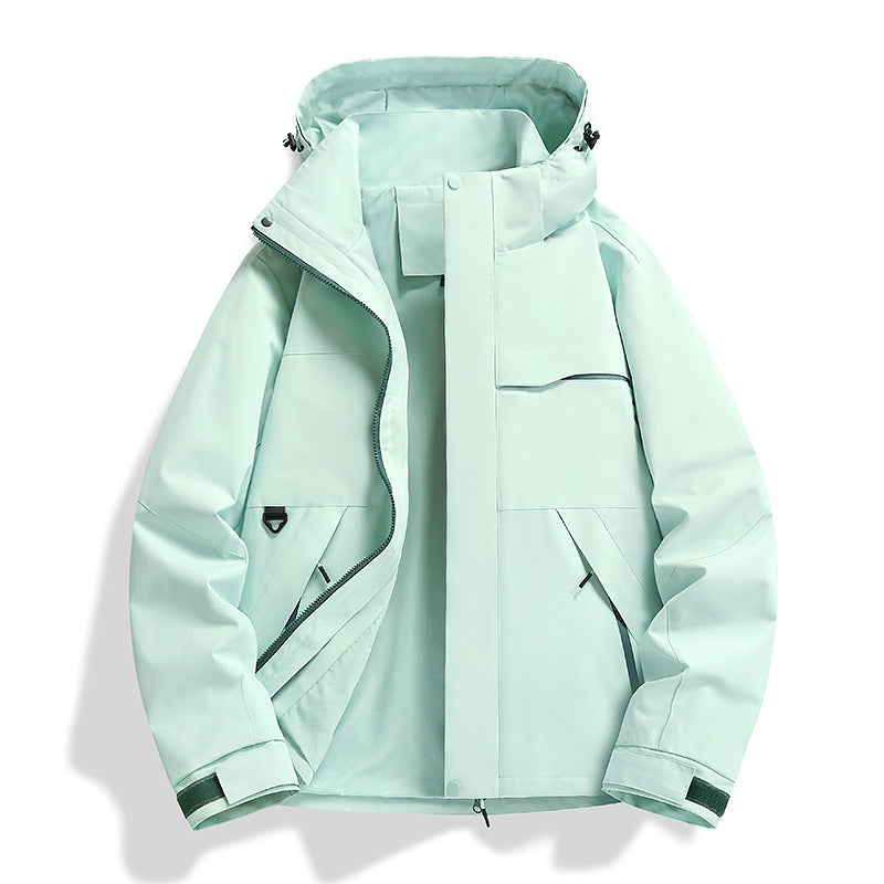 Spring & Autumn Single-Layer Shell Jacket – Windproof & Waterproof