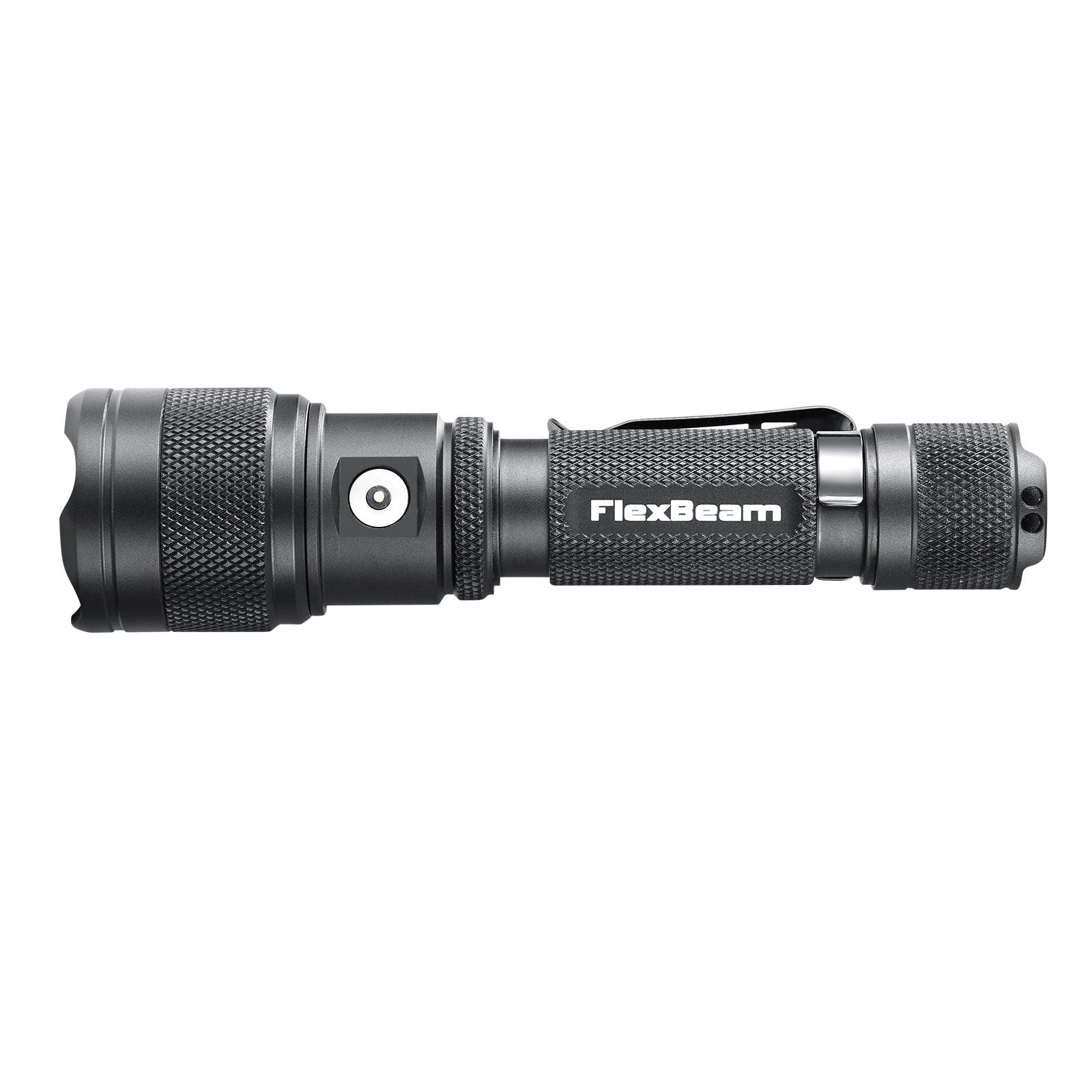 1200LM Zoom Hunting Flashlight – 700M Range, Gun & Bike Mount