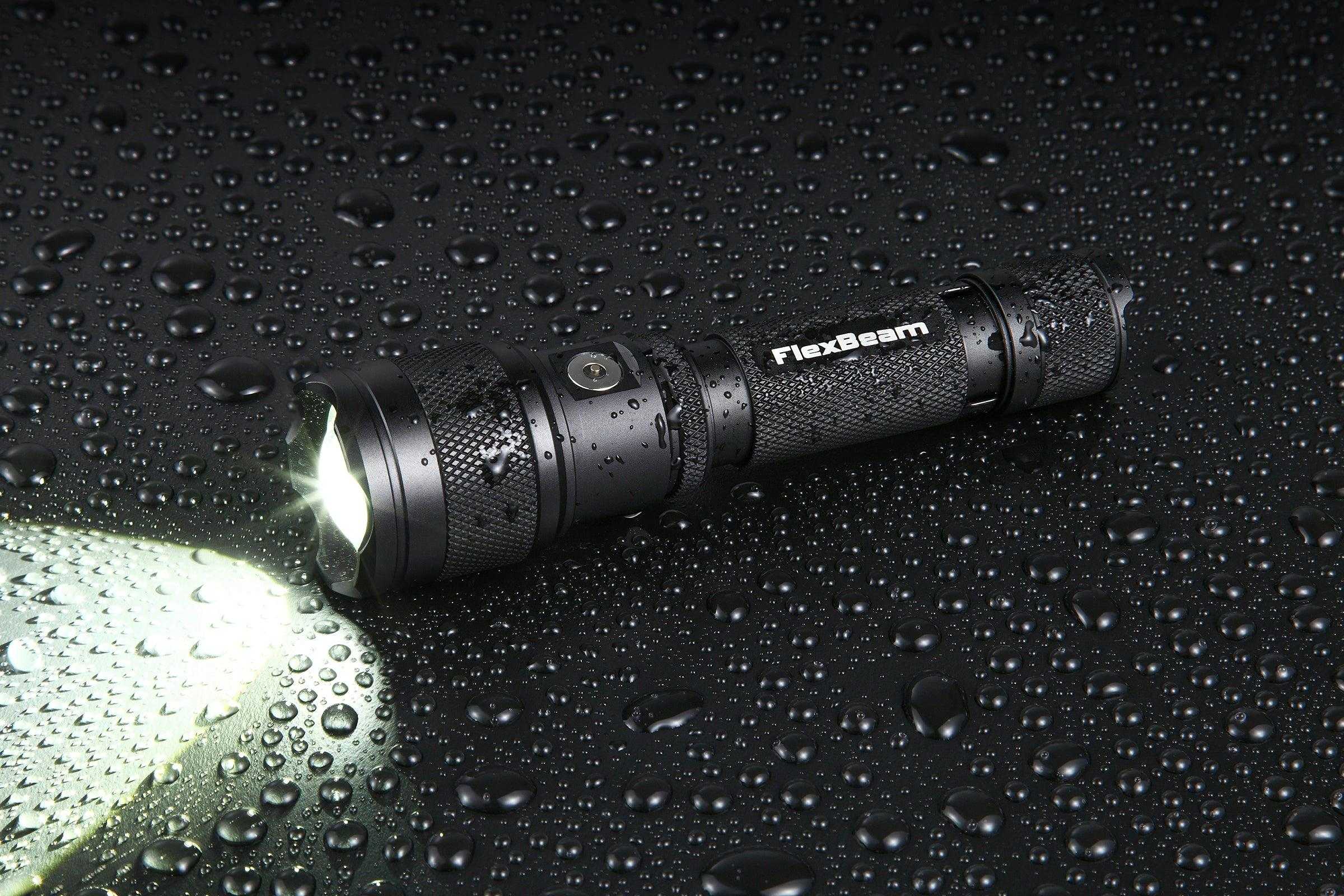 1200LM Zoom Hunting Flashlight – 700M Range, Gun & Bike Mount