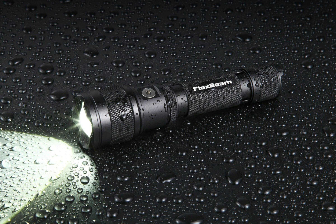 1200LM Zoom Hunting Flashlight – 700M Range, Gun & Bike Mount