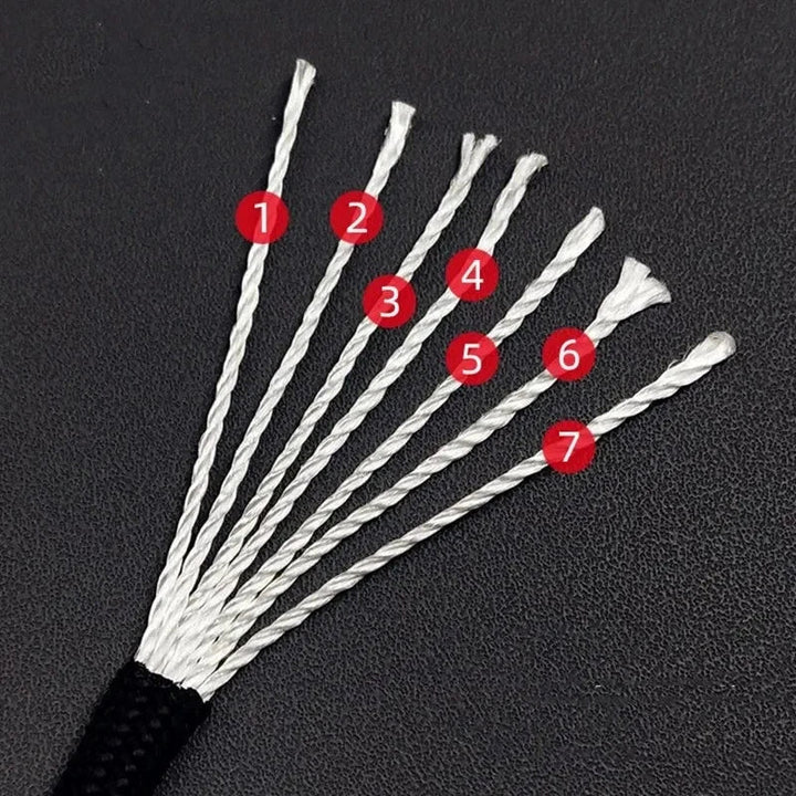 7 Core 550 Paracord Rope 4mm Survival Camping Hiking Gear