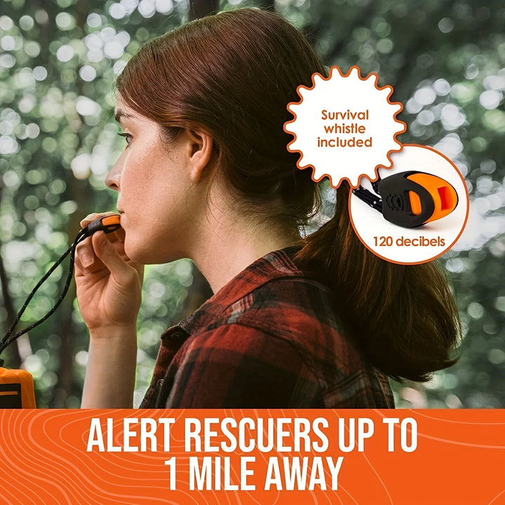 Portable Waterproof Emergency Sleeping Bag Thermal Mylar Survival Gear