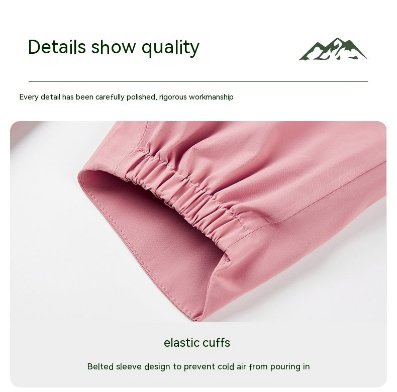 Autumn Winter Wool-Lined Soft Shell Jacket – Windproof & Reflective