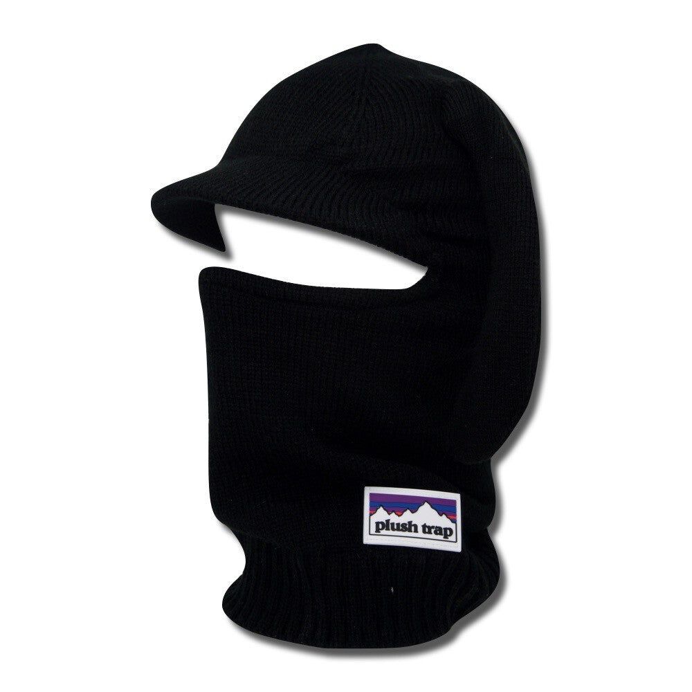 Black Brim 1-Hole Balaclava – Ski Mask for Winter & Tactical