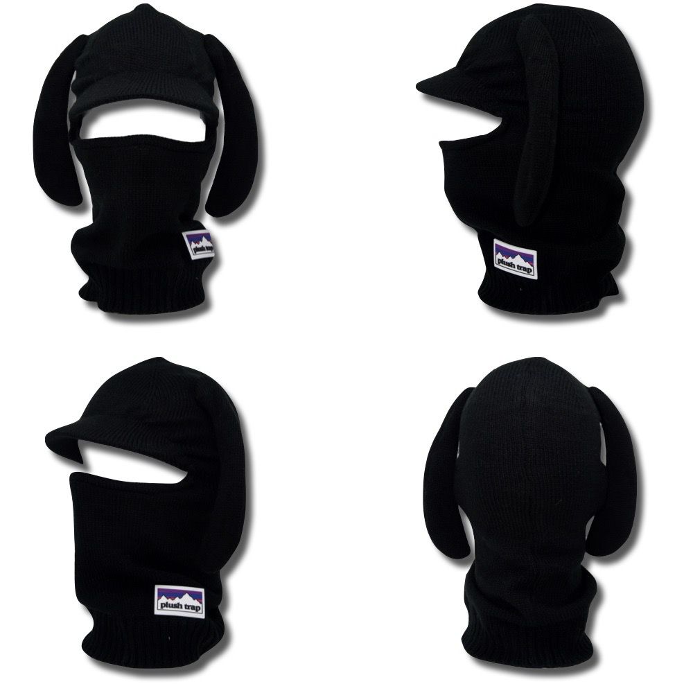Black Brim 1-Hole Balaclava – Ski Mask for Winter & Tactical
