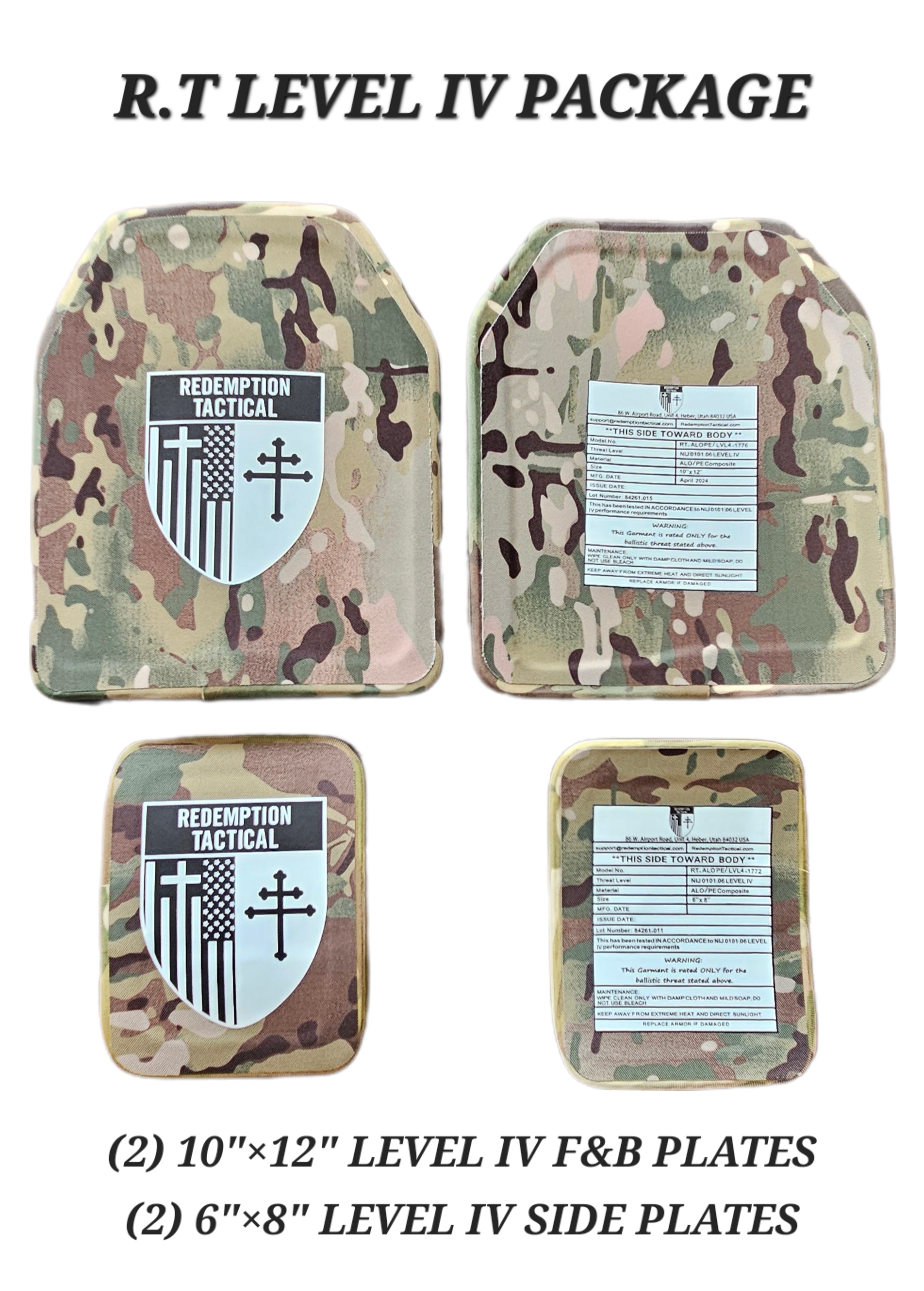 Redemption Crusader 2.0 V4 Armor Full Kit – Lightweight Level IV