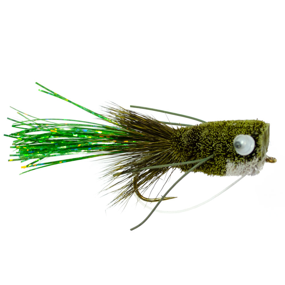 Bass Bug Collection 12 Fly Fishing Flies Popper Frog